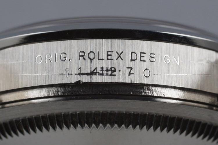 2001 Rolex Explorer 114270 with Box and Papers