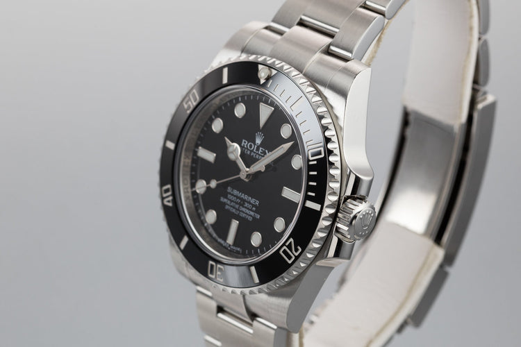 2014 Rolex Ceramic Submariner 114060 with Box and Papers