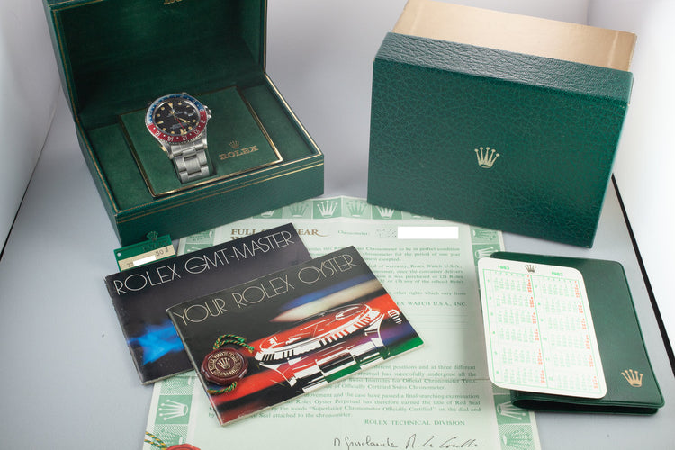 1981 Rolex GMT-Master 16750 "Pepsi" with Box and Papers