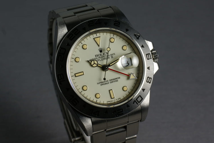 Rolex Explorer II 16550 Unpolished and Mint Cream Dial