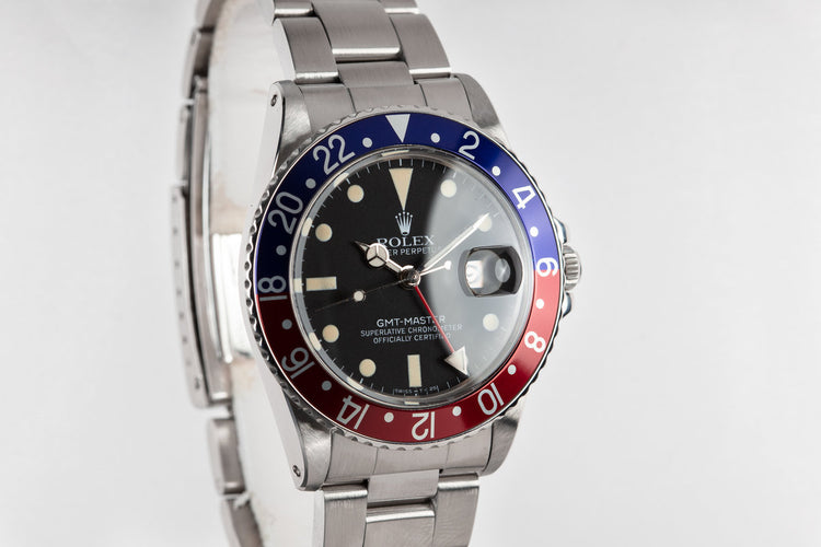 1981 Rolex GMT-Master 16750 "Pepsi"