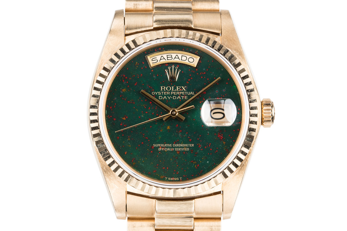 Rolex day date bloodstone Clearance