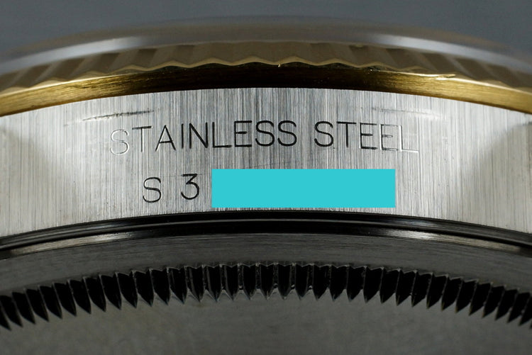 1993 Rolex Two Tone DateJust 16233 Matte Roman Numeral Dial