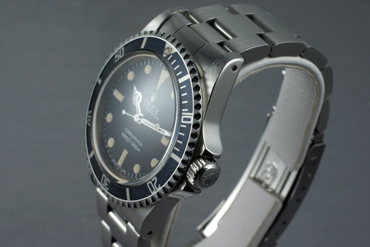 1981 Rolex Submariner 5513 Mark IV Maxi Dial