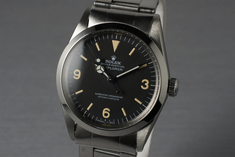 1969 Rolex Explorer 1 1016 with Japanese Service Papers