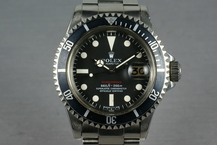 Rolex Red Submariner 1680 Mark V