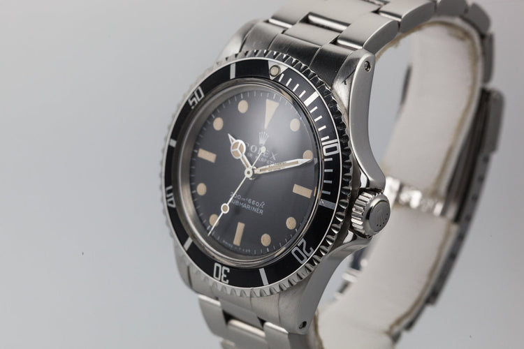 1966 Rolex Submariner 5513 with Meters First Dial