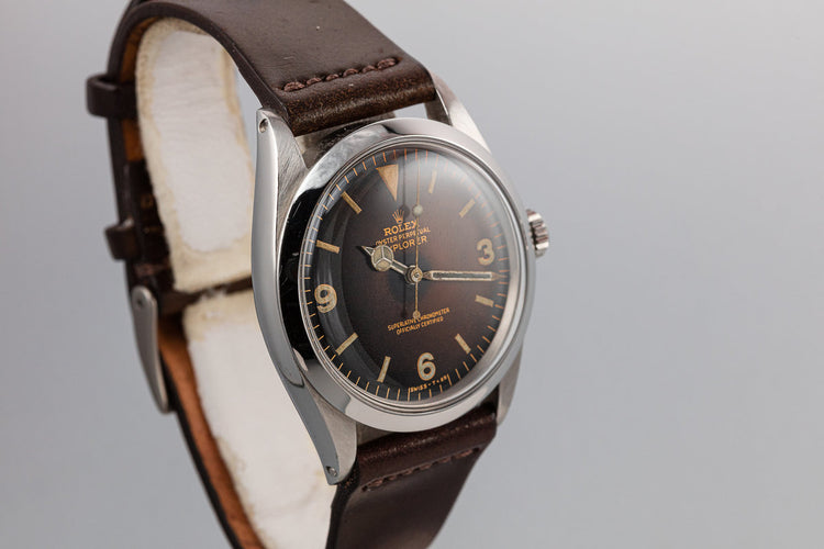 1965 Rolex Explorer 1016 with Tropical Gilt Dial