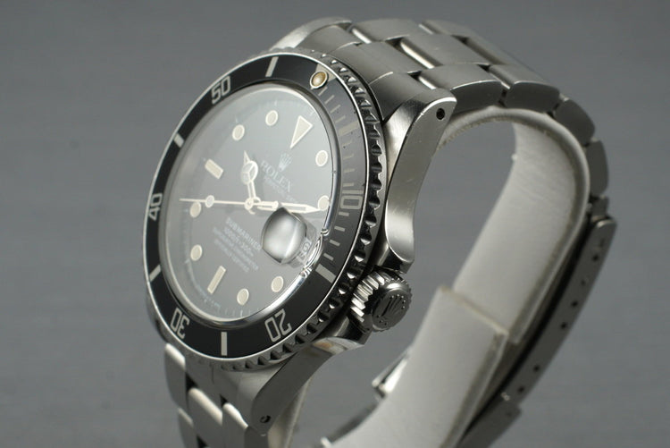 1987 Rolex Submariner 168000