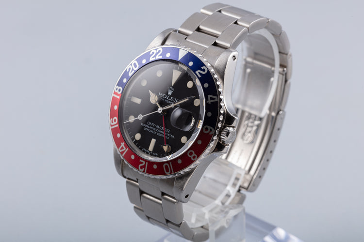 1978 Rolex GMT Master 1675 "Pepsi"