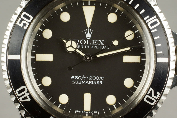 1978 Rolex Submariner 5513 Mark 1 Maxi Dial