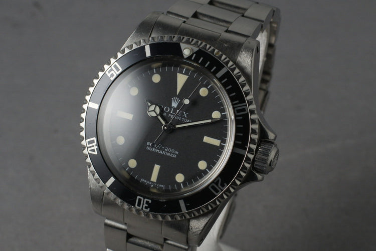 1968 Rolex Submariner 5513 with Box and Papers