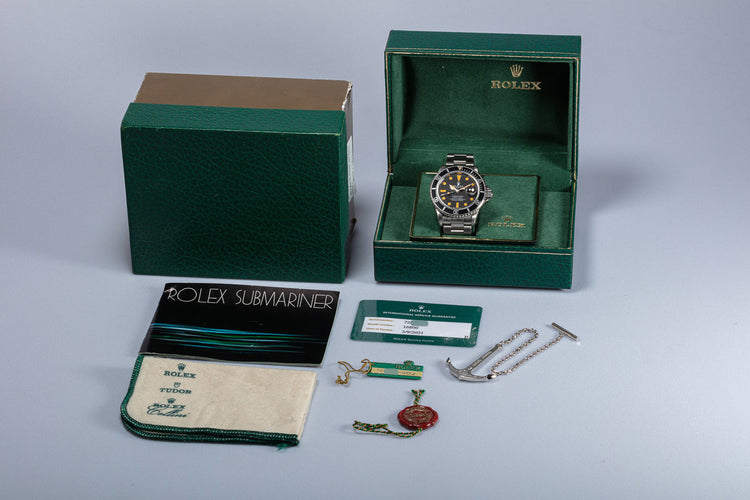 1982 Rolex Submariner 16800 Matte Dial with Box & Service Papers