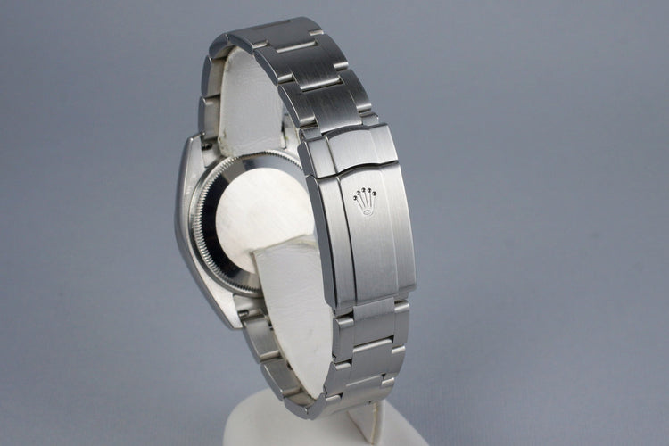 2007 Rolex Air King 114200 Silver 3/6/9 Dial