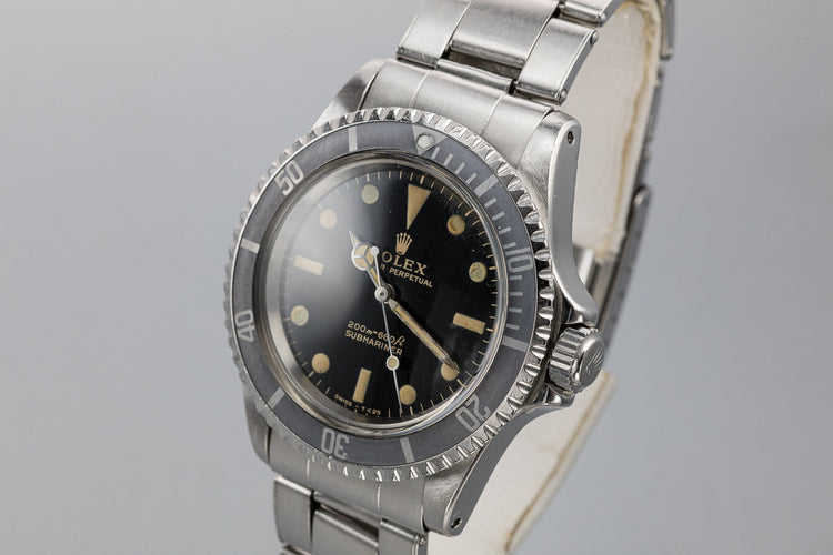 1964 Rolex Submariner 5513 Gilt Dial with Service Papers