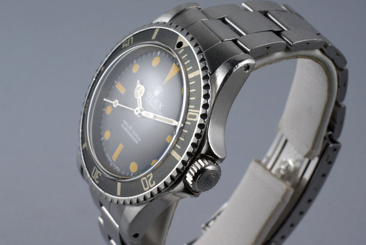 1970 Rolex Submariner 5513 Serif Dial