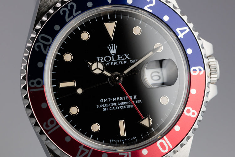 1989 Rolex GMT-Master II 16710 "Pepsi" with Box
