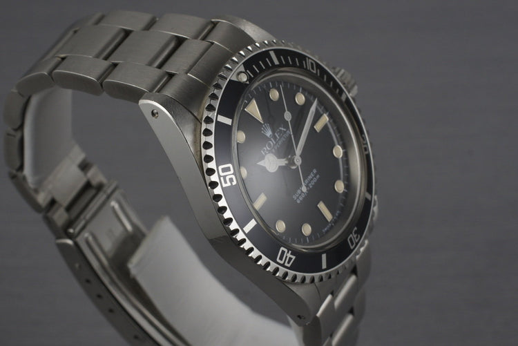 1991 Rolex Submariner 5513 very late E serial