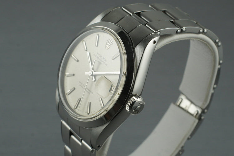 1969 Rolex Date 1500 Silver Dial with Box and Papers