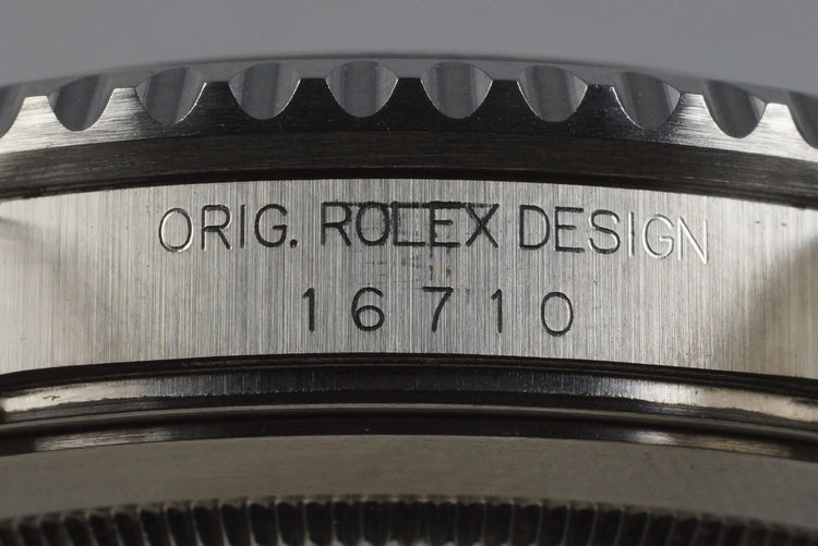 1995 Rolex GMT II 16710 with Box and Papers