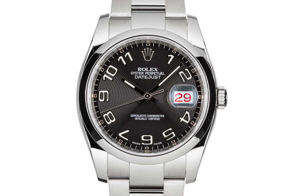 2017 Rolex DateJust 116200 Black Dial with Box and Papers