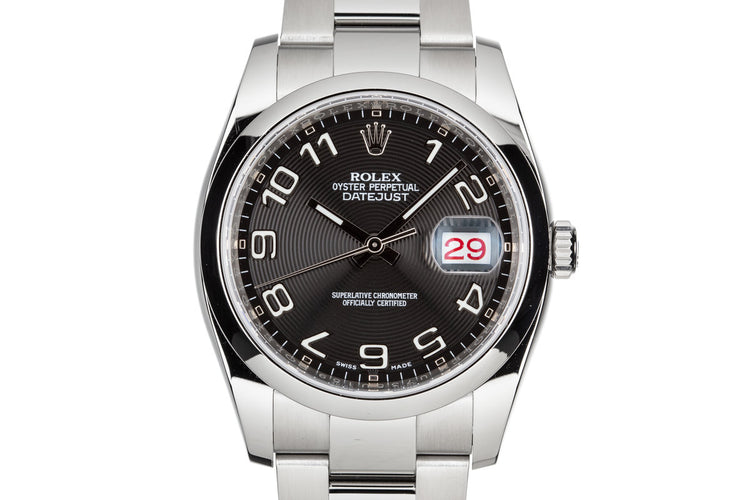 2017 Rolex DateJust 116200 Black Dial with Box and Papers