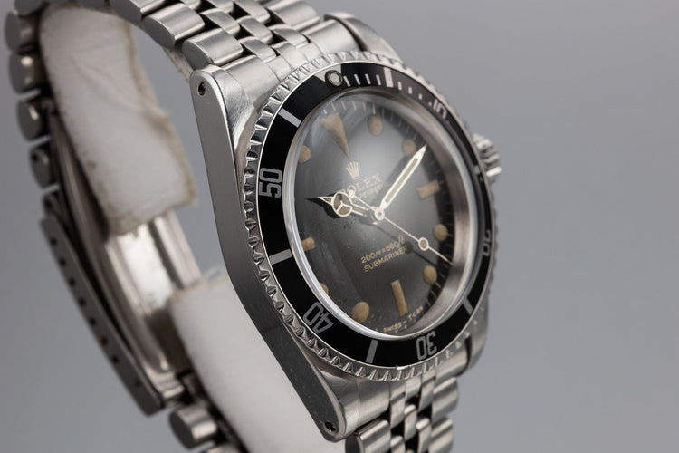 1966 Rolex Submariner 5513 with Gilt Bart Simpson Spider Dial