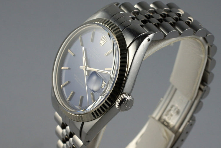 1972 Rolex DateJust 1601 Blue Dial