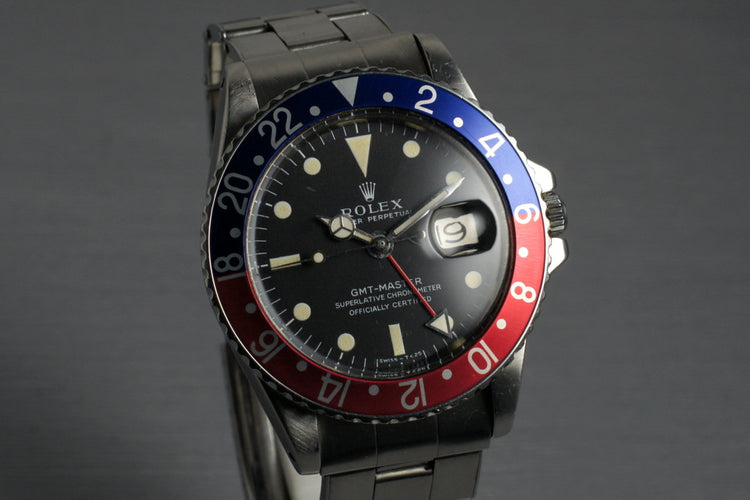 1970 Rolex GMT Ref: 1675 Mark I Dial