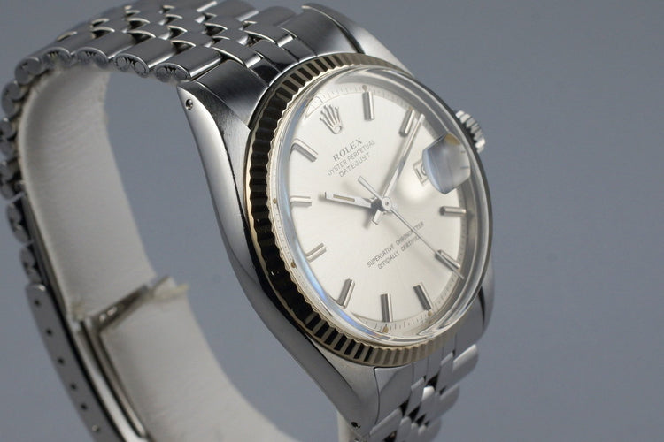 1972 Rolex Datejust 1601 Silver Dial