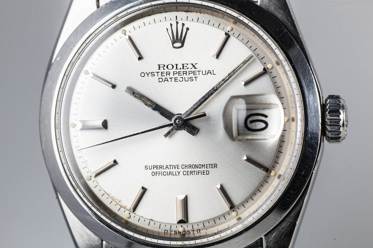 1970 Rolex DateJust 1600 with Silver Sigma Dial