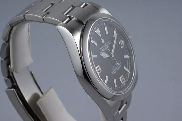 2015 Rolex Explorer 214270 with Box and Papers