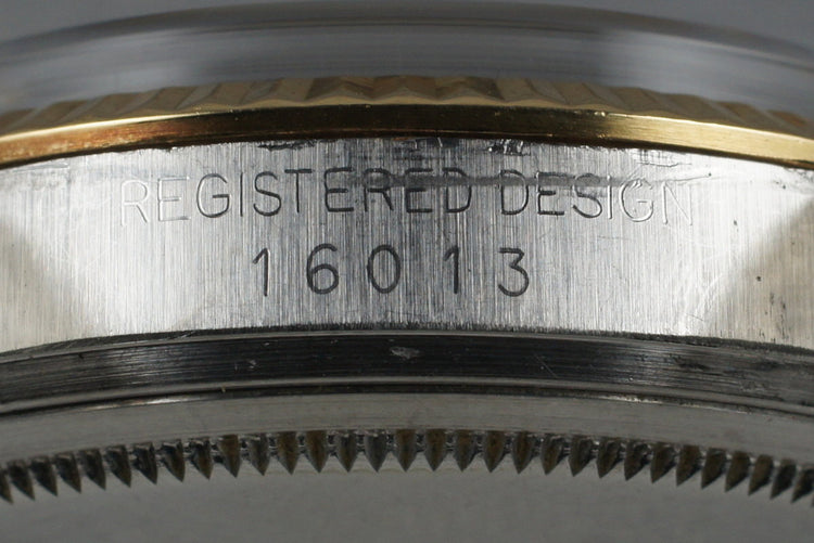 1978 Rolex Two Tone DateJust 16013 with Black Dial