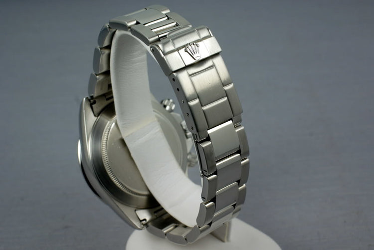 Rolex SS Zenith Daytona 16520 “white dial ” with papers