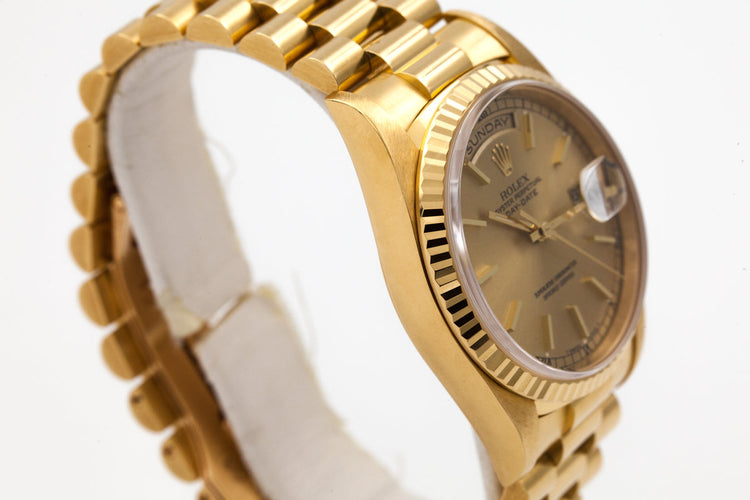 1995 Rolex YG Day-Date 18238