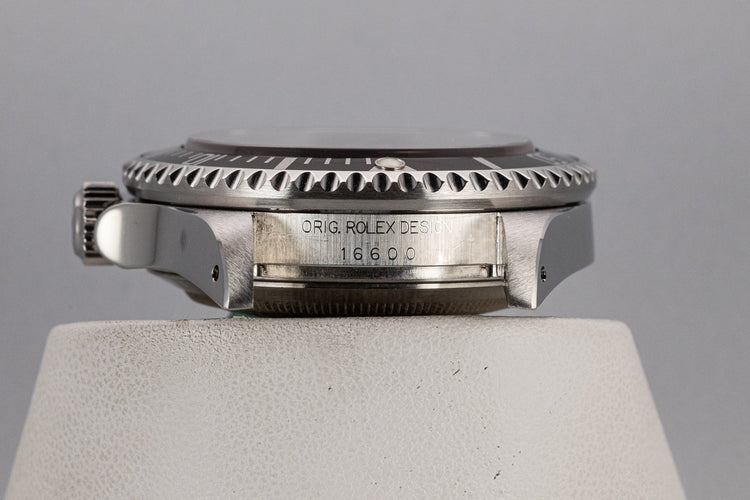 1999 Rolex Sea-Dweller 16600 with "SWISS" Only Dial