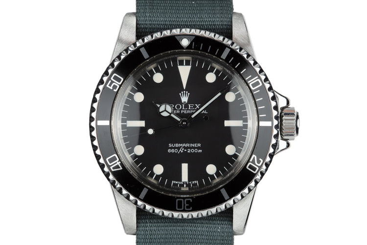 1979 Rolex Submariner 5513 with MK III Maxi Dial