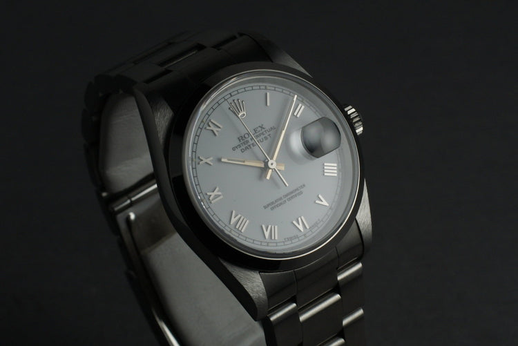 Rolex Stainless Steel Datejust 16200 with Box and Papers