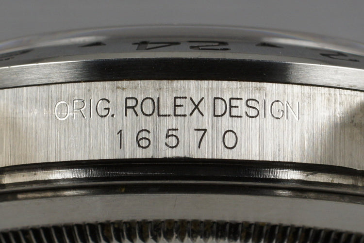 2002 Rolex Explorer II 16570 White Dial with Papers