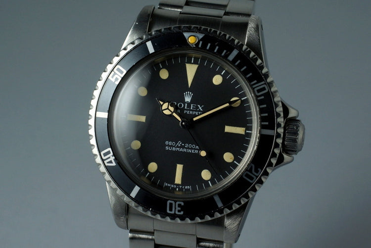 1978 Rolex Submariner 5513 with Serif Dial