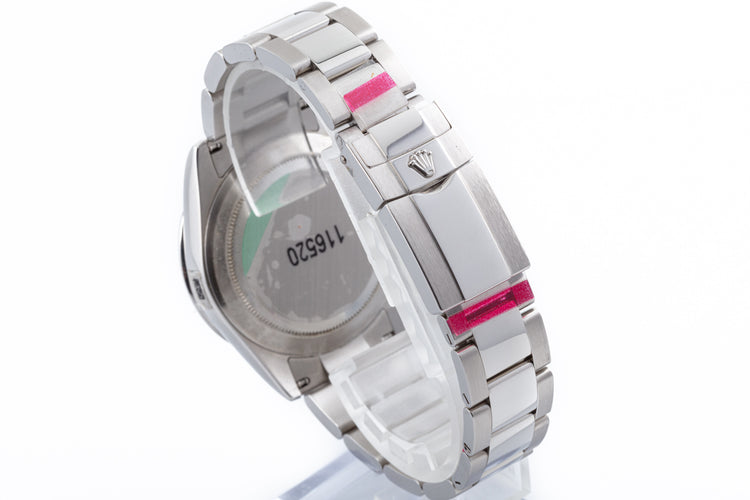 2007 Rolex Daytona Cosmograph 116520 White Dial Hangtags, Box & Card + stickers