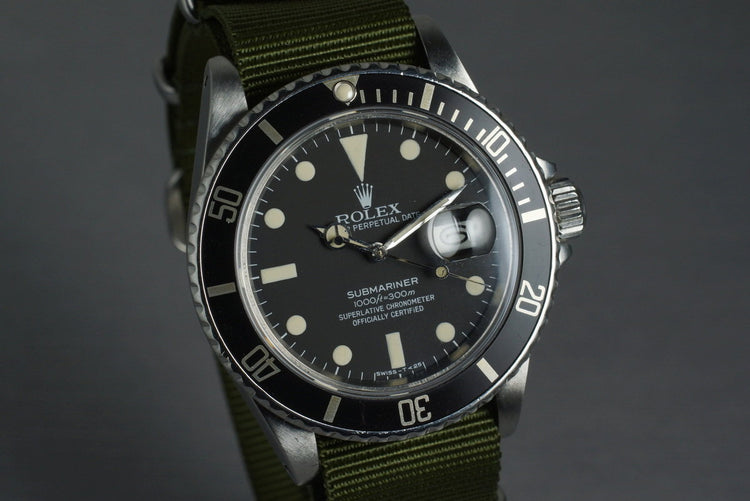 1981 Rolex Submariner 16800