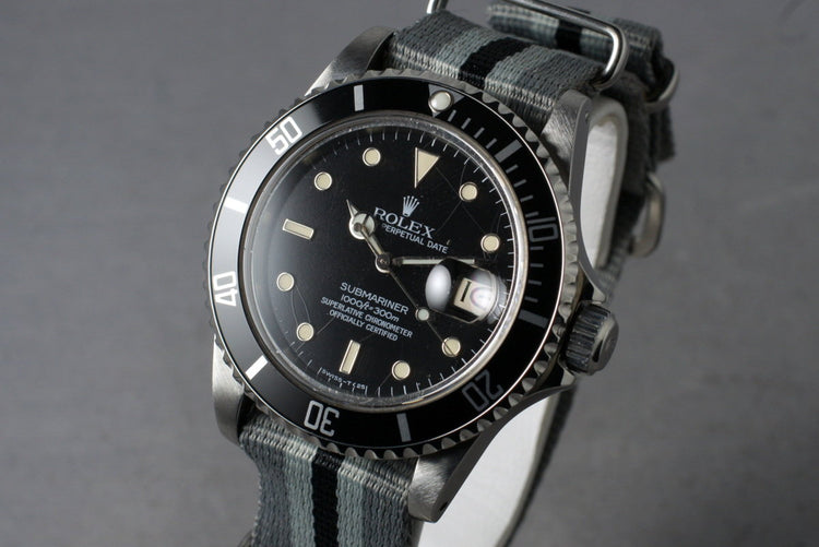 1987 Rolex Spider Dial Submariner 16800