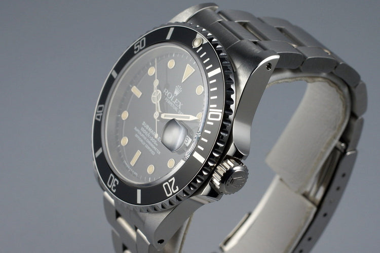 1991 Rolex Submariner 16610
