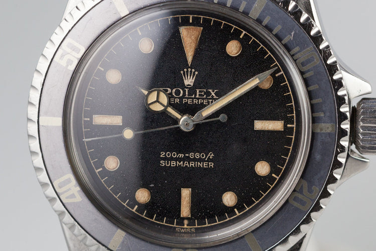 1961 Rolex Submariner 5512 with Black Gilt Dial