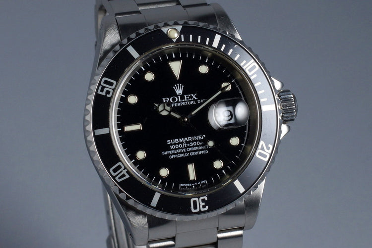 1997 Rolex Submariner 16610 with Box and Papers