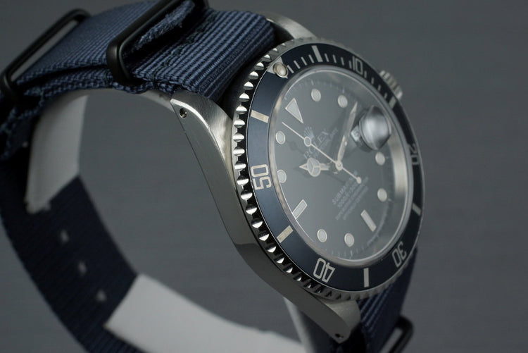 1991 Rolex Submariner 16610 with Navy Faded Bezel