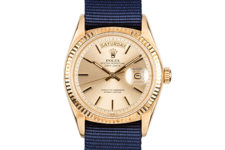 1977 Rolex 18K Day-Date 1803 Gold Dial