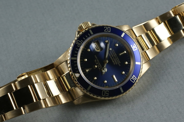 Rolex 18K Submariner Color Change Nipple Dial