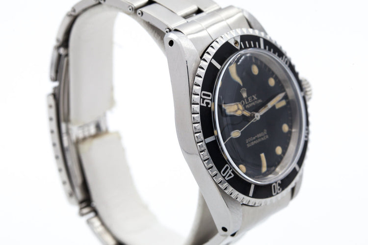 1964 Rolex Submariner 5513 Glossy Gilt Dial